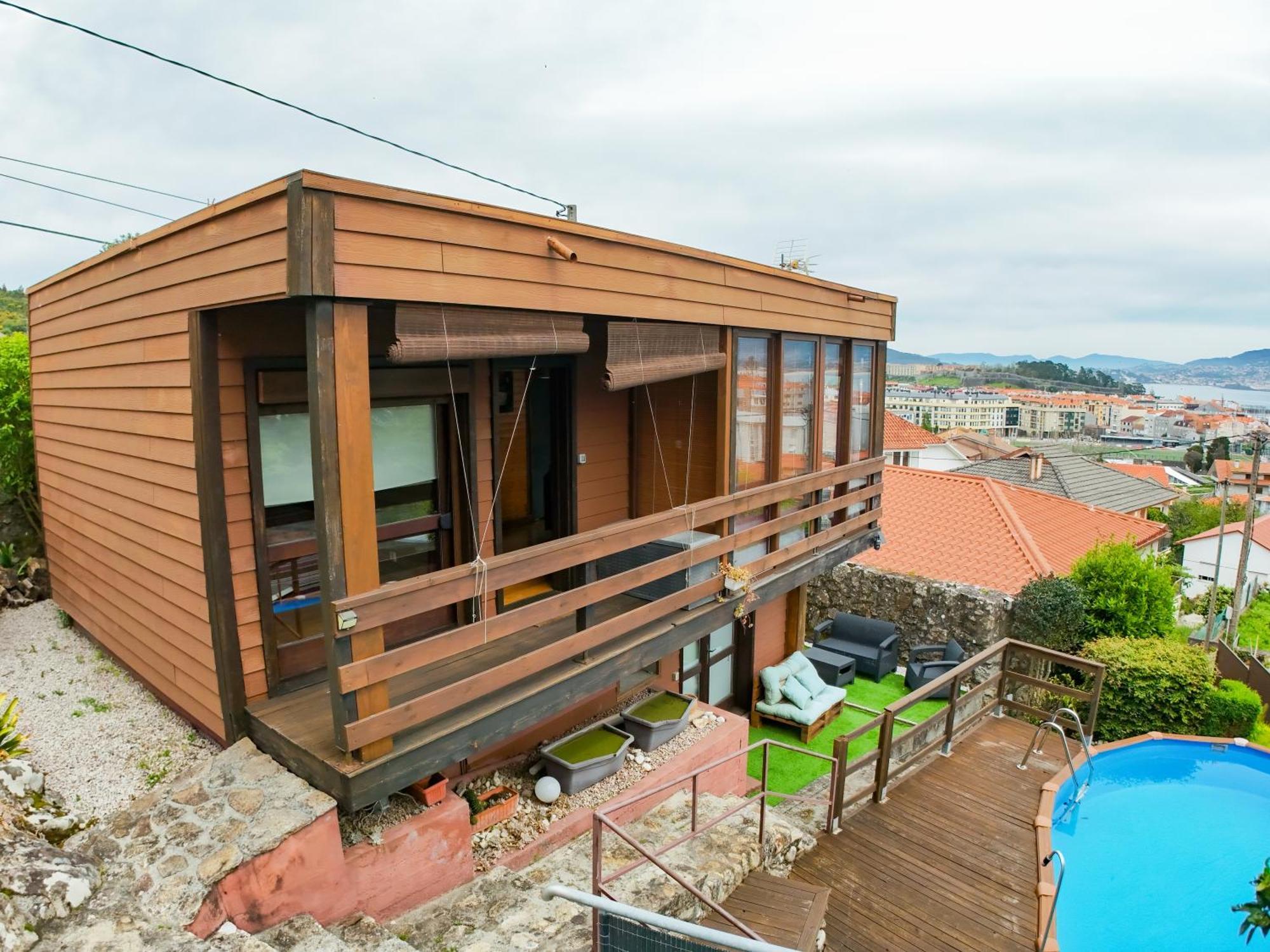 Cabana Vila Do Mar Baiona Exteriér fotografie