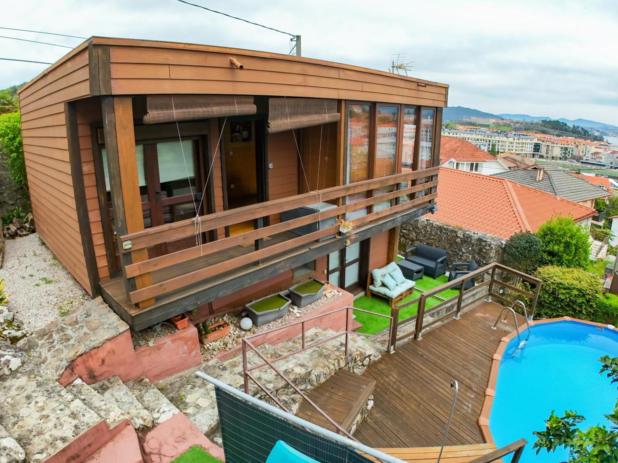 Cabana Vila Do Mar Baiona Exteriér fotografie